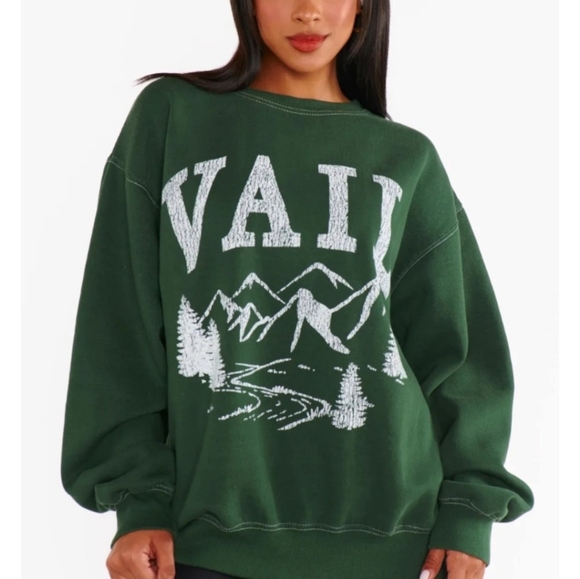 Show Me Your MuMu Tops - NWOT Show Me Your Mumu Stanley Vail Graphic Sweatshirt.  Small